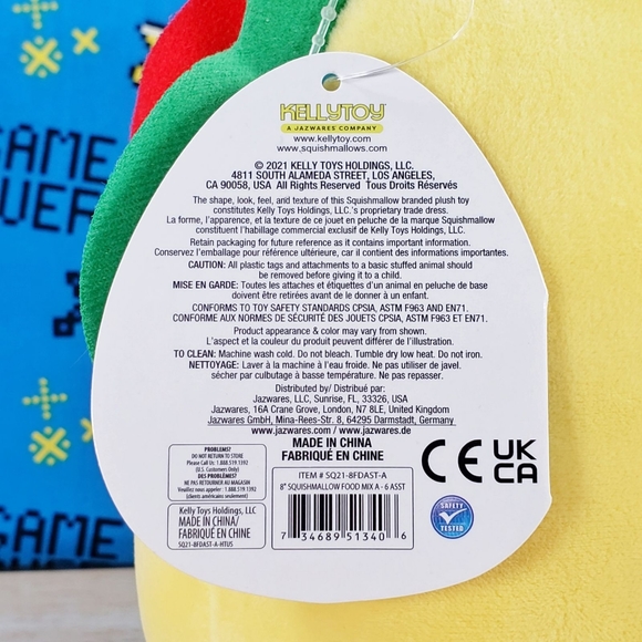 Squishmallow Tex the Taco 8" UltraSoft Stuffed Food Squad Kids Toy Plush NWT - Picture 12 of 12